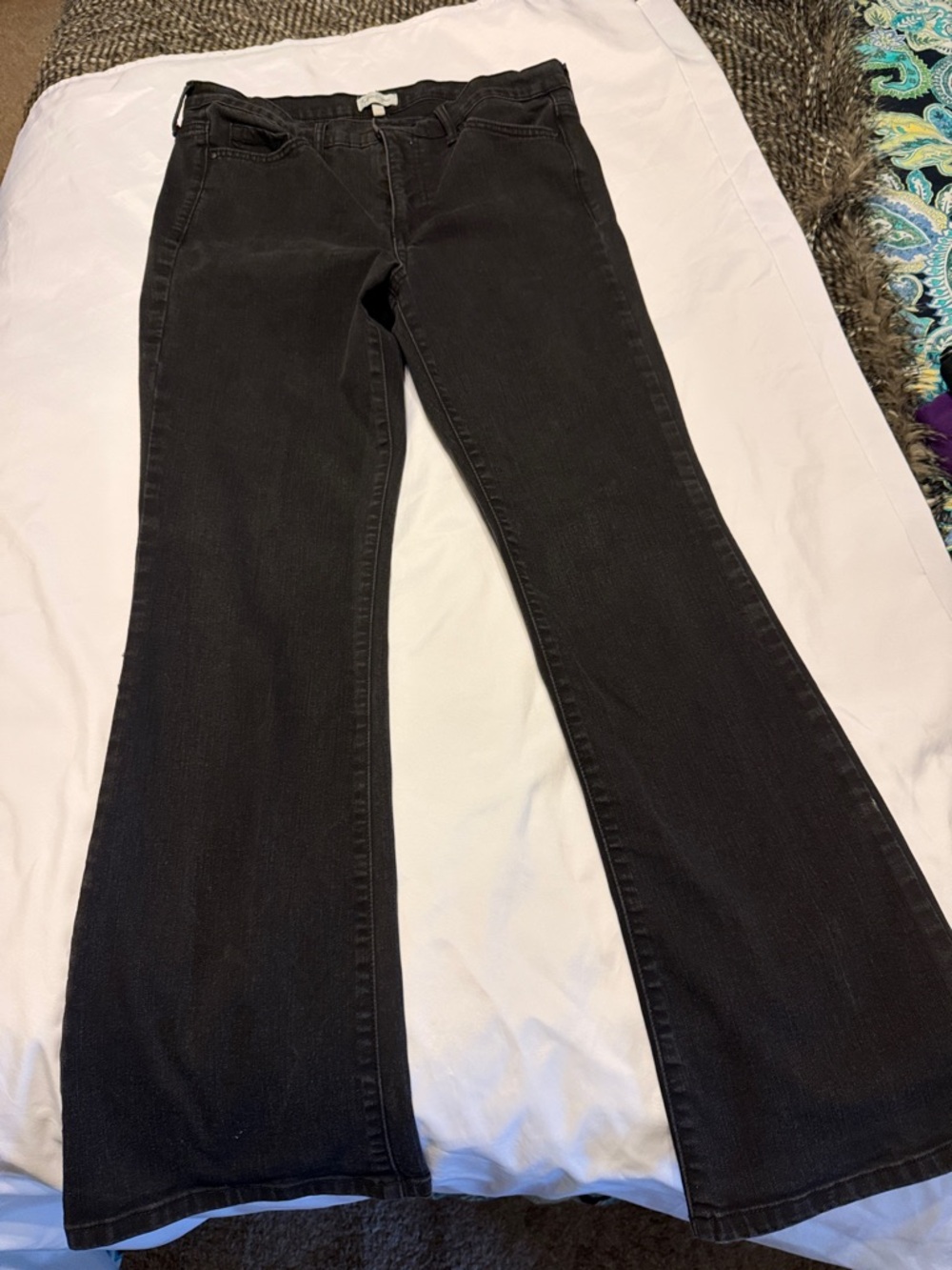 Jessica Simpson Black Flare Jeans - Classic Wide Leg